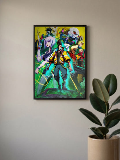 Cyberpunk Anime Poster