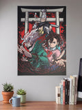 Momo Turbo Granny Torii Gate Anime Poster