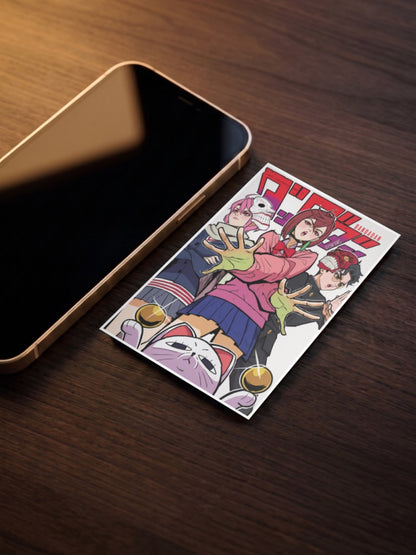 Dandadan Skull Mask Trio Anime Poster