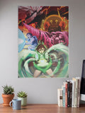 Dandadan Battle Scene Anime Poster