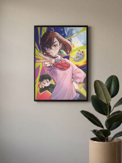 Momo Ayase Peace Sign Anime Poster
