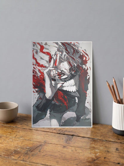 Dandadan Ink Demon Art Anime Poster