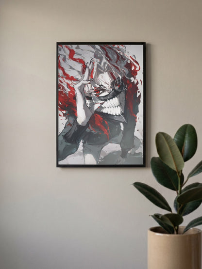 Dandadan Ink Demon Art Anime Poster