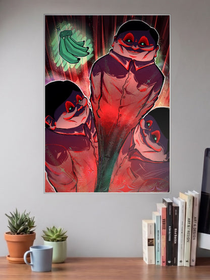 Dandadan Serpo Banana Alien Anime Poster