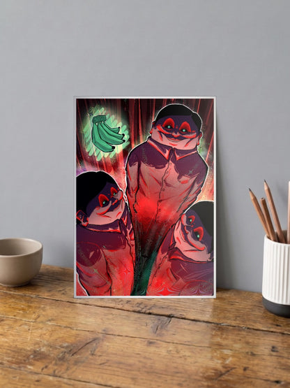 Dandadan Serpo Banana Alien Anime Poster