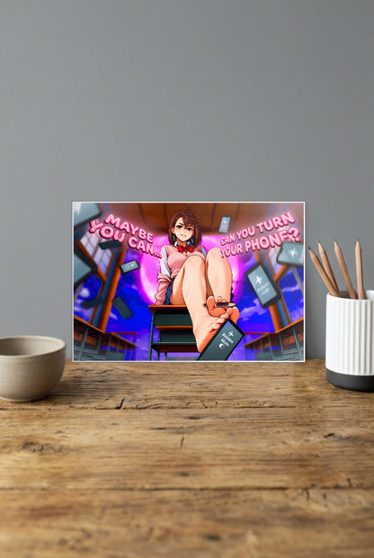 Momo Dandadan Anime Poster