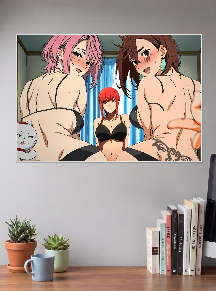 Dandadan Girls Anime Poster