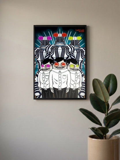 Maneki Cat Turbo Granny Anime Poster