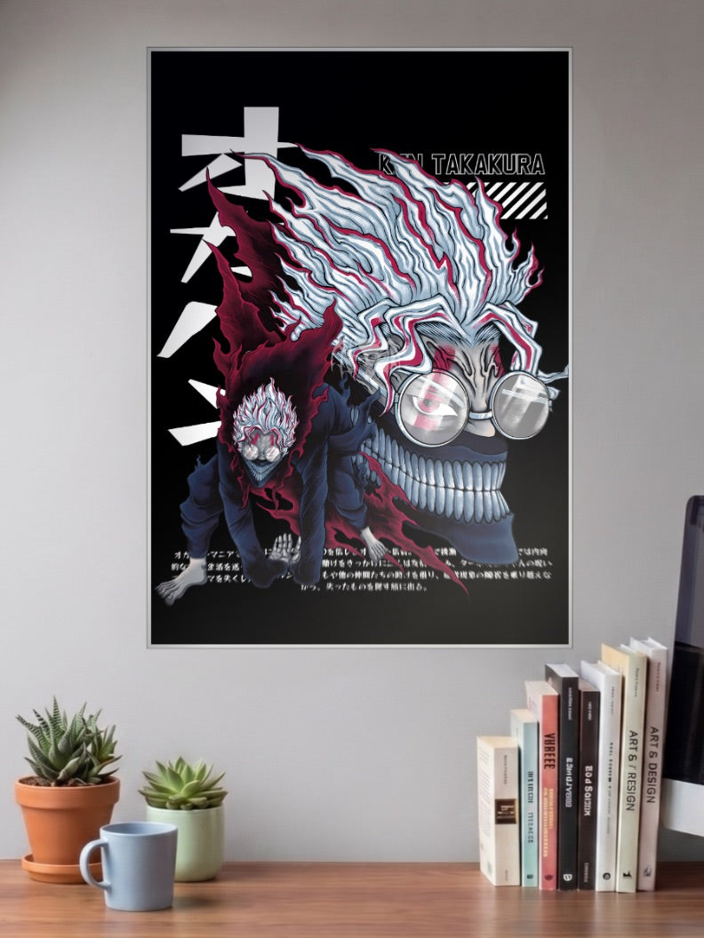 Okarun Takakura Portrait Anime Poster