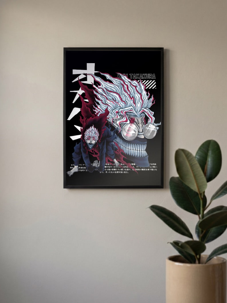 Okarun Takakura Portrait Anime Poster