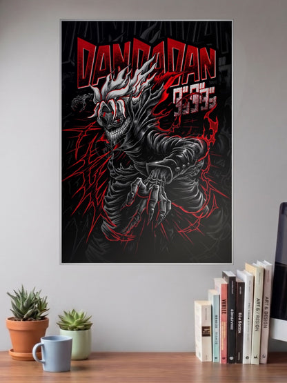 Dandadan Skull Demon Art Anime Poster