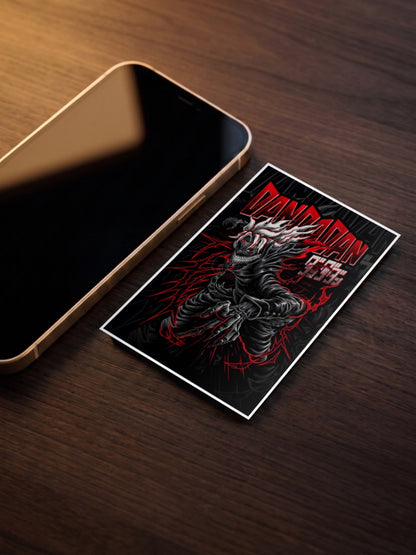 Dandadan Skull Demon Art Anime Poster