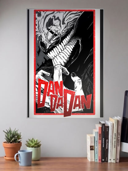 Turbo Granny Demon Face Anime Poster