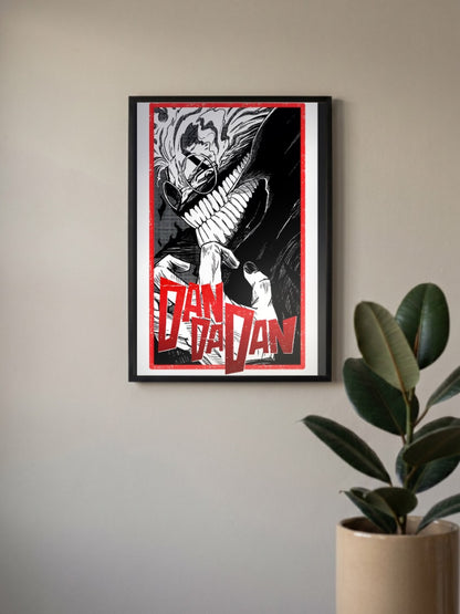 Turbo Granny Demon Face Anime Poster