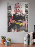 Zero Two Streetwear Style Anime Poster