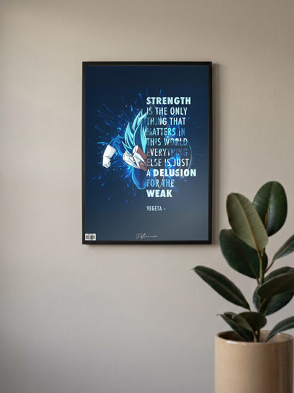 Vegeta Quote | Dragon Ball Z | Anime Poster