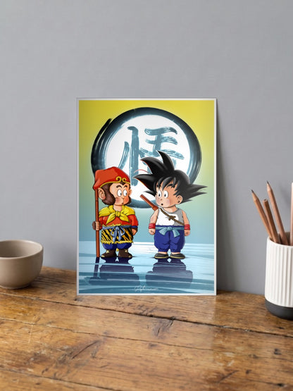 Goku Kid Duo Poster