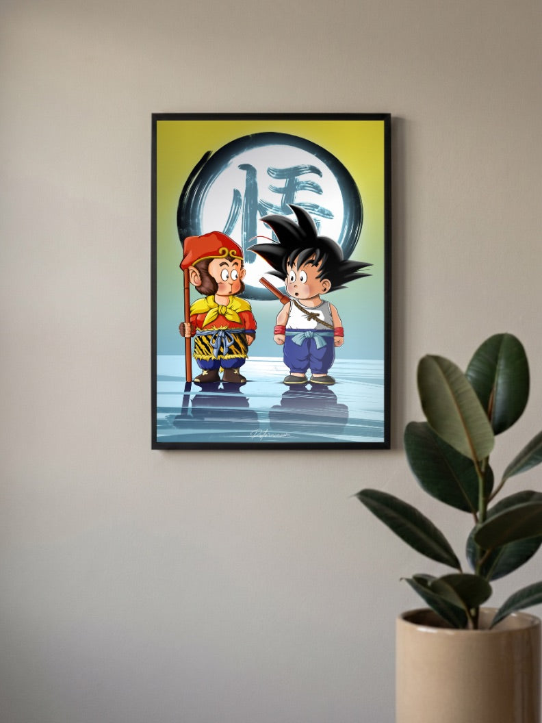 Goku Kid Duo Poster