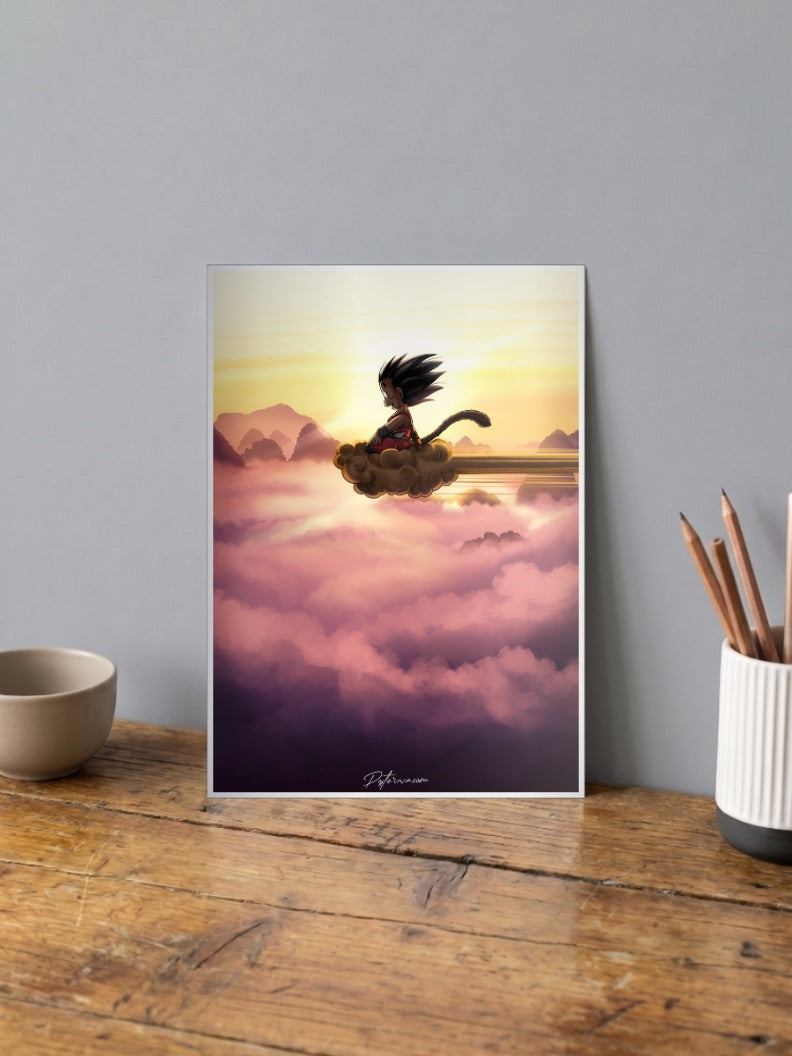 Goku on Kintoun Poster