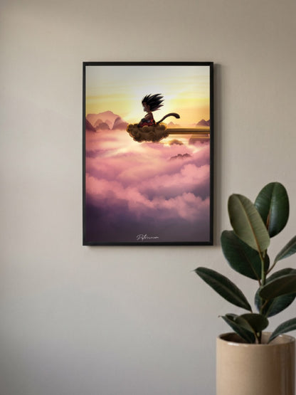 Goku on Kintoun Poster