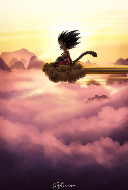 Goku on Kintoun Poster