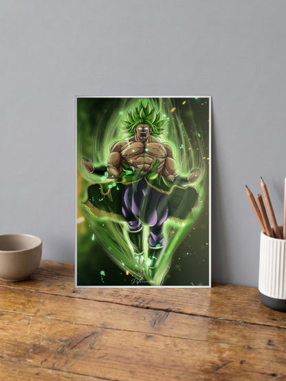 Broly Beast Mode Poster