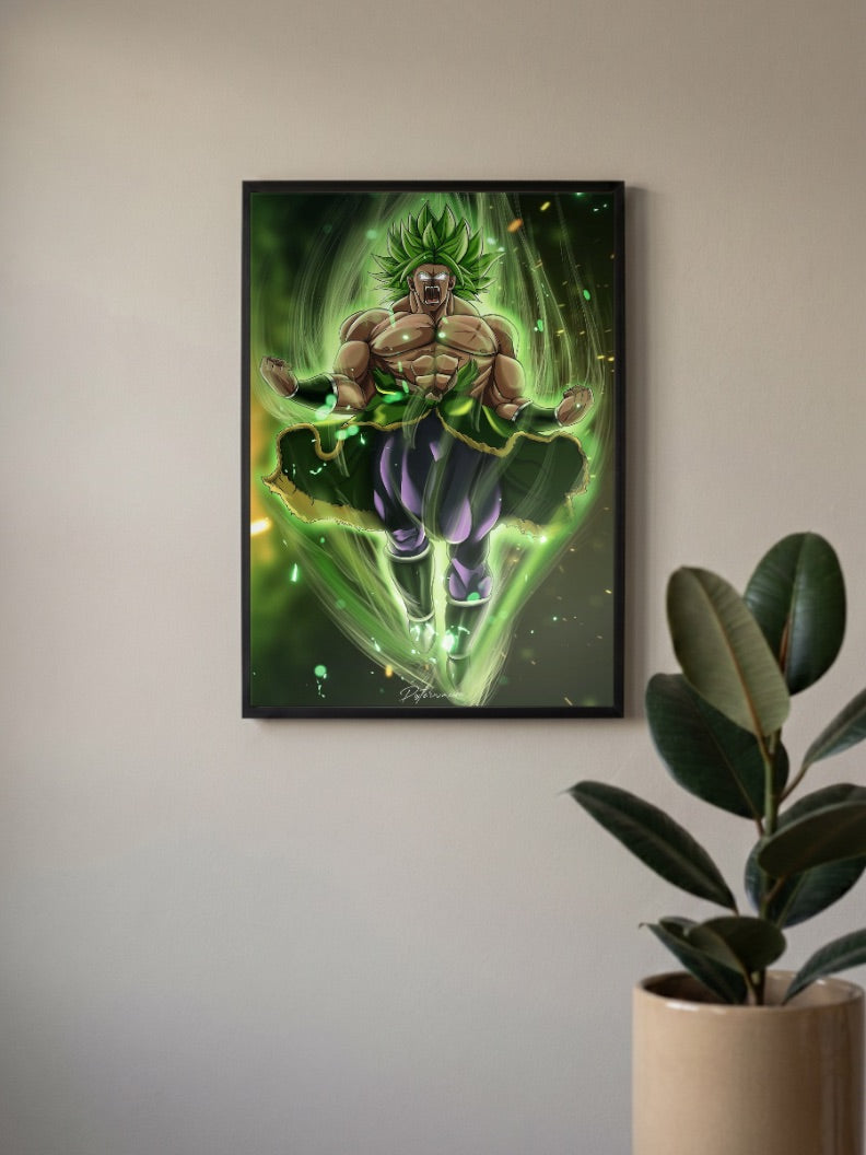 Broly Beast Mode Poster