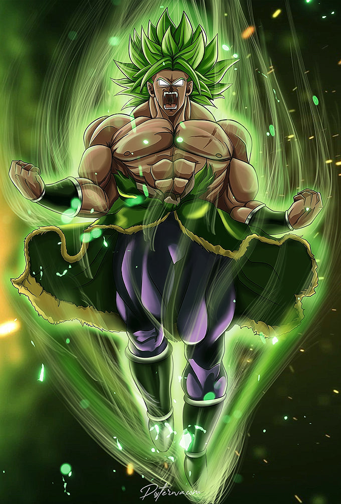 Broly Beast Mode Poster