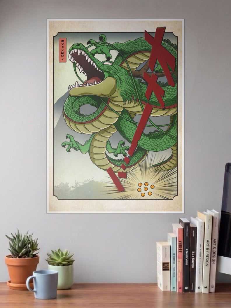 Shenron Dragon Poster