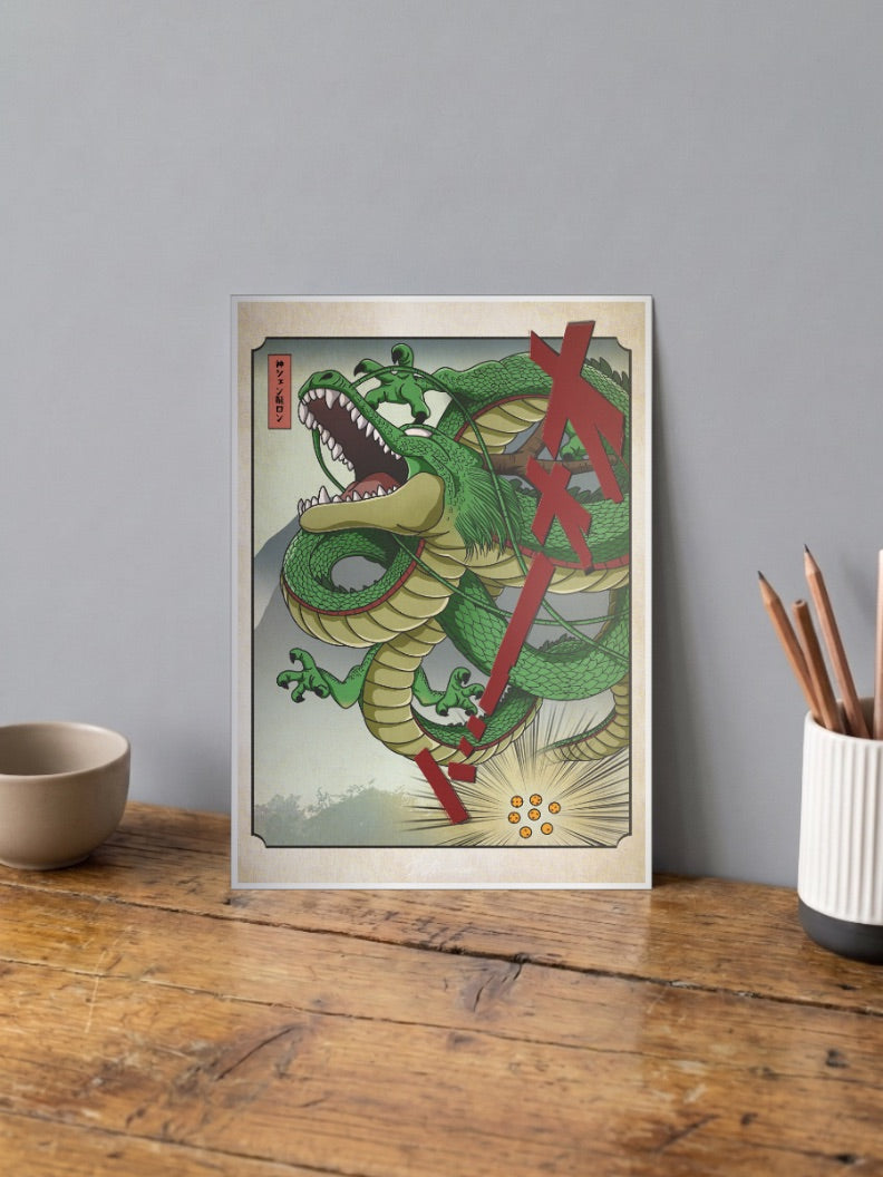 Shenron Dragon Poster