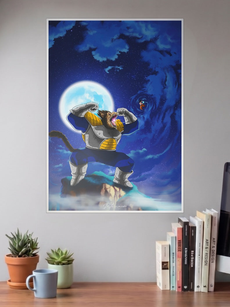 Monkey Vegeta Poster