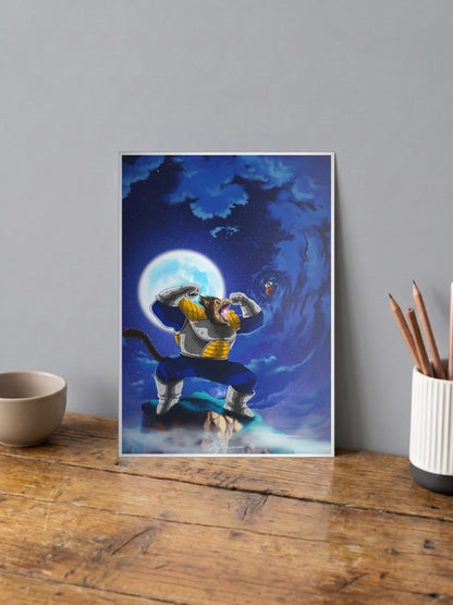 Monkey Vegeta Poster