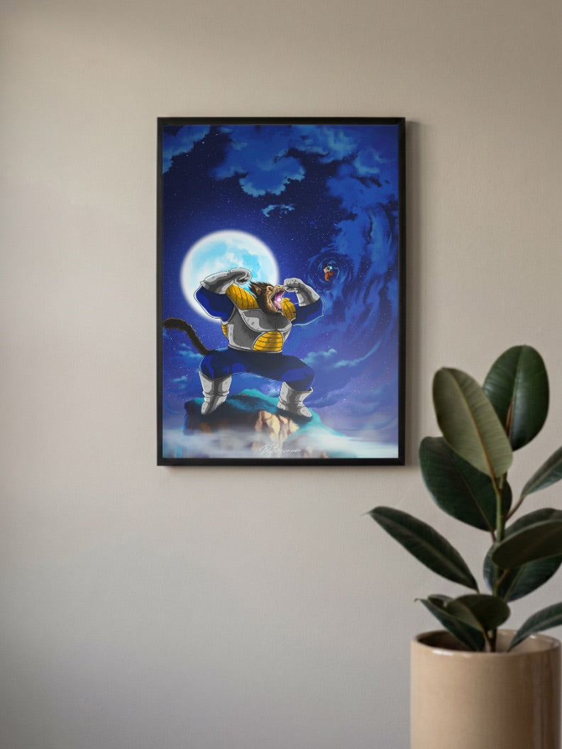 Monkey Vegeta Poster