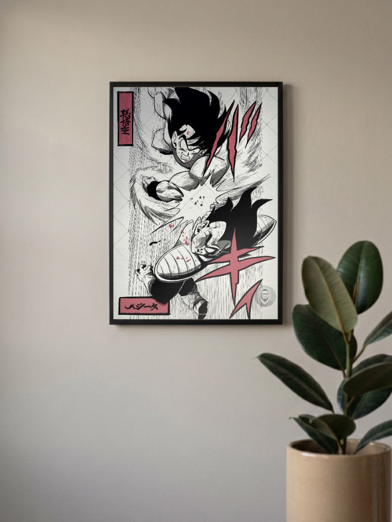 Dragon Ball Goku X Vegeta Poster