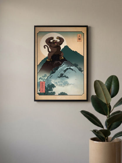 Monkey Dragon Ball Z Poster