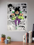 Broly Comic Strip Poster