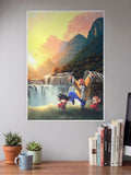Dragon Ball Z GOKU VEGETA toon Poster