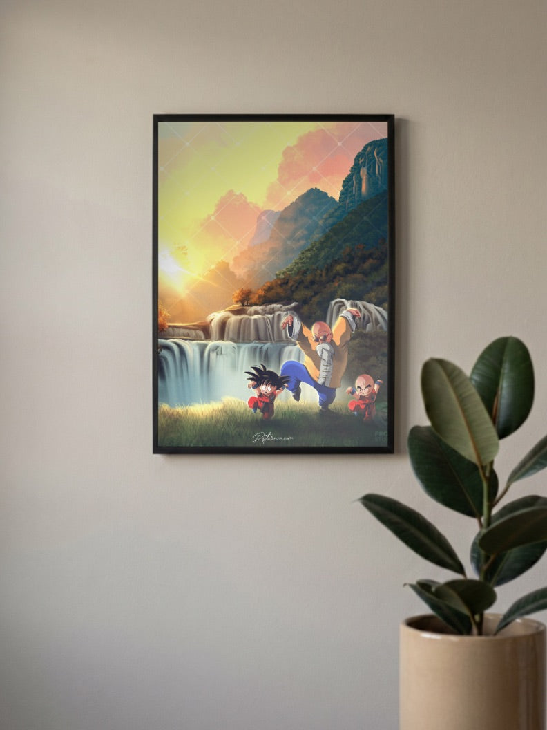 Dragon Ball Z GOKU VEGETA toon Poster