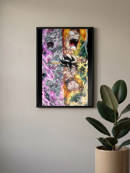 Goku x Frieza Poster