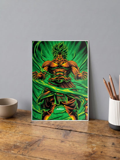 Broly Saiyaan Mode Poster