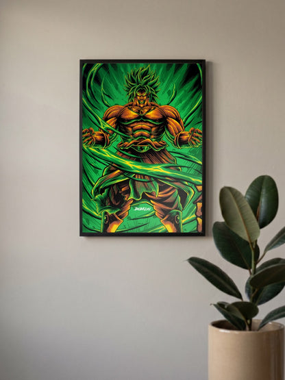 Broly Saiyaan Mode Poster