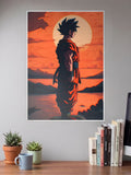 DRAGON BALL GOKU SUNSET Poster
