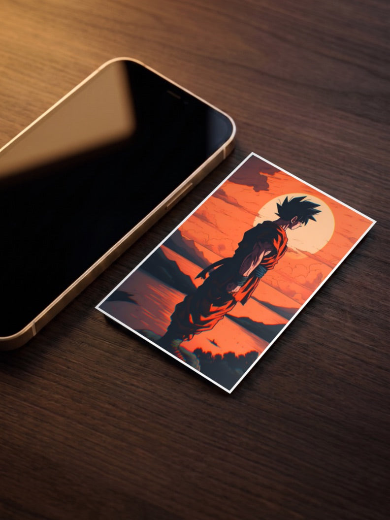 DRAGON BALL GOKU SUNSET Poster