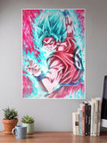 Super Saiyan God Goku Poster