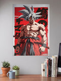 Goku Ultra Instinct Anime Poster