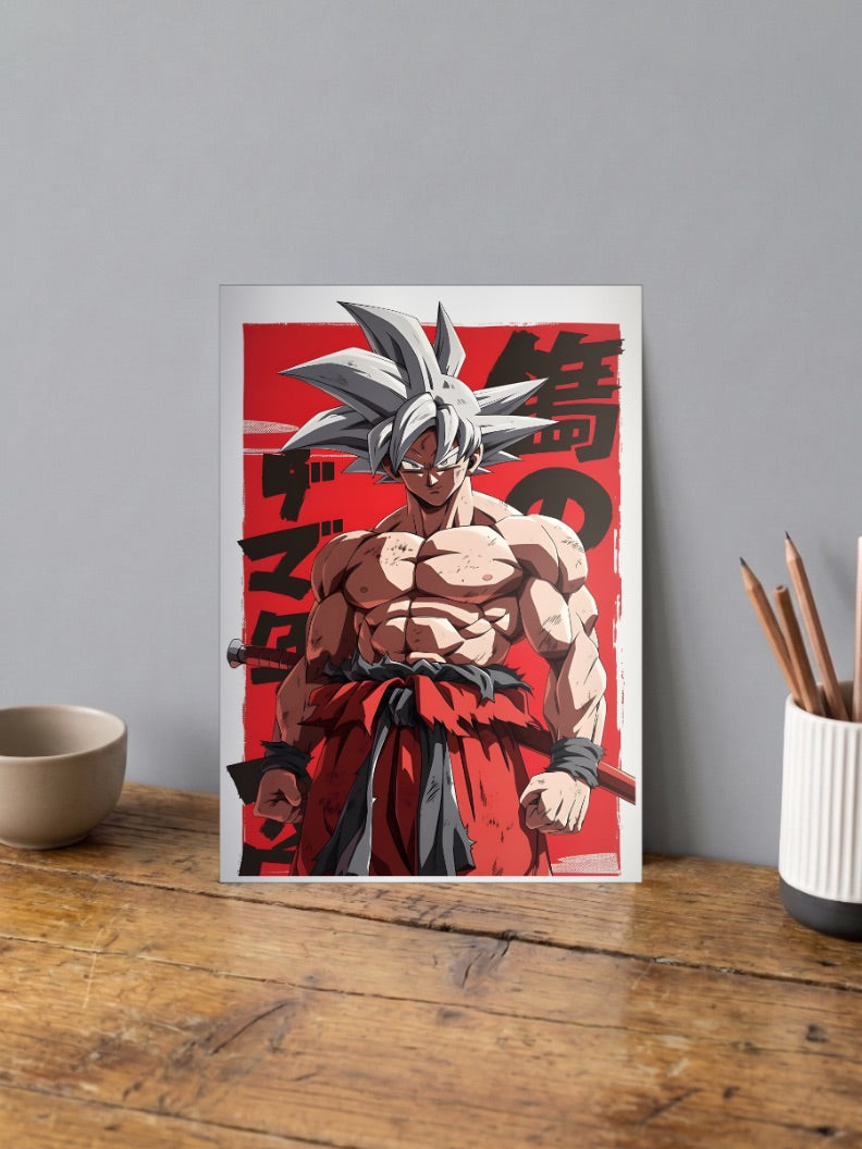Goku Ultra Instinct Anime Poster