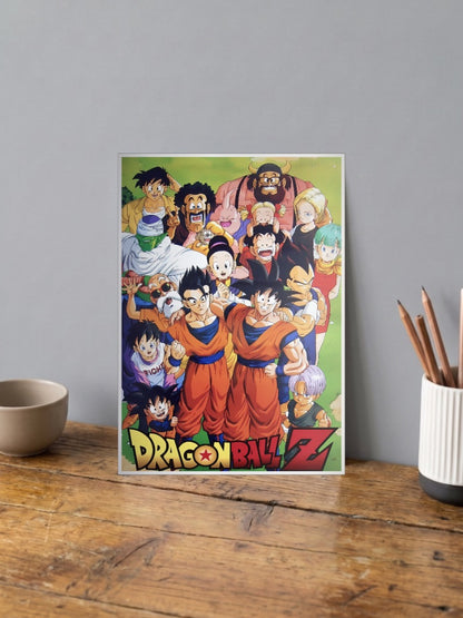 Dragon Ball Z Cast Poster Anime Poster
