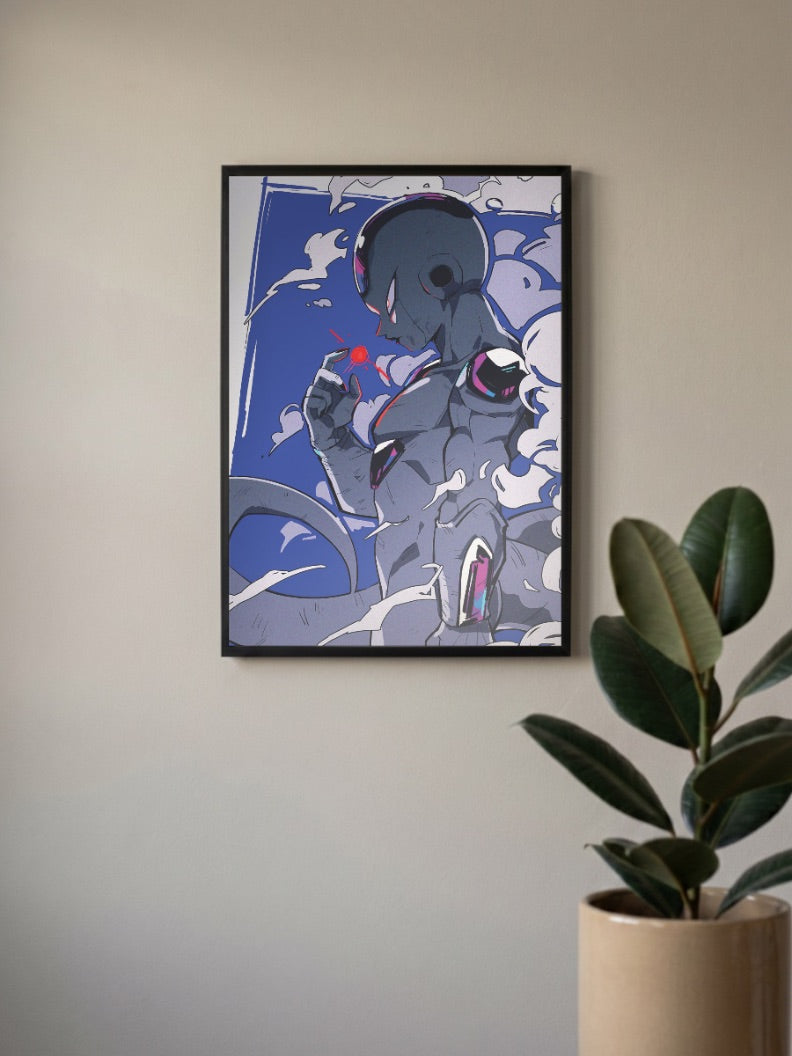 Frieza Final Form Profile Anime Poster