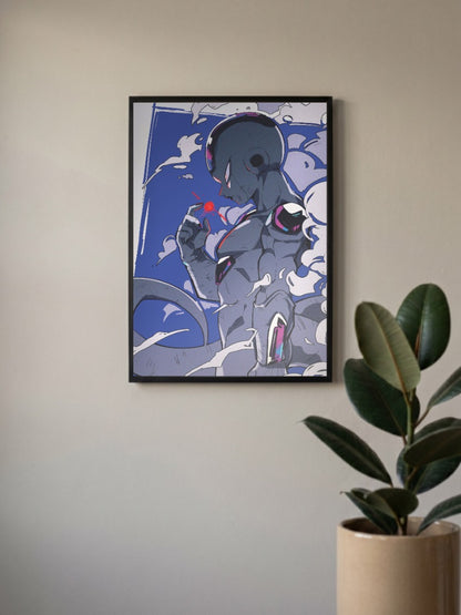 Frieza Final Form Profile Anime Poster