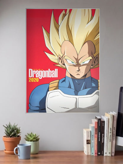 Majin Vegeta Portrait Anime Poster